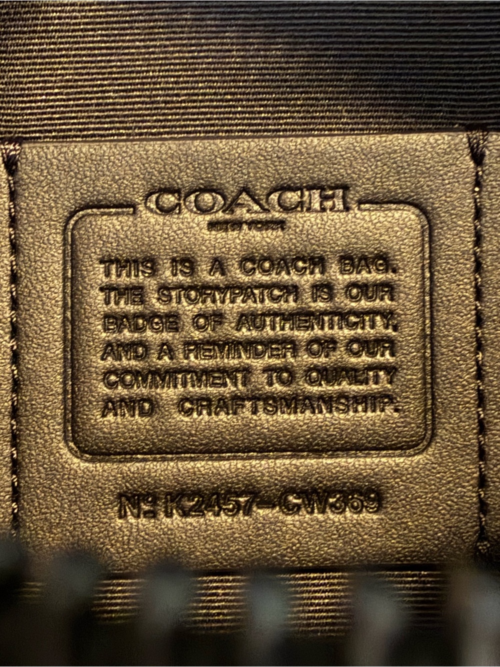 COACH Warren Mini Belt Bag/Fanny Pack Black Signature Coated Canvas No Hang Tag - Picture 7 of 16